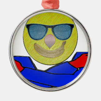 Smile and Hugs Metal Ornament