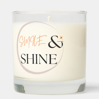 Smile and Shine – Inspirational Scented Candle