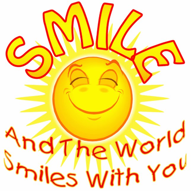 Smile and the World Smiles with You (v2) Statuette (Front)