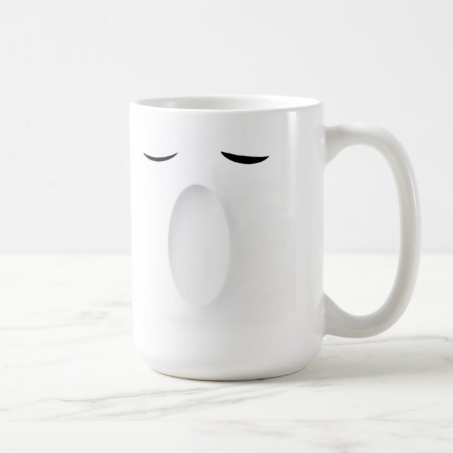 Smile and Yawn Coffee Mug (Right)