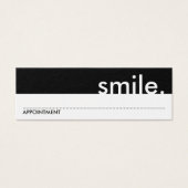 smile. (appointment card) (Front)