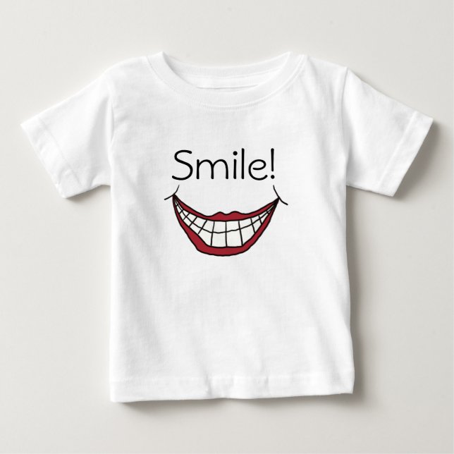 Smile!  baby T-Shirt (Front)