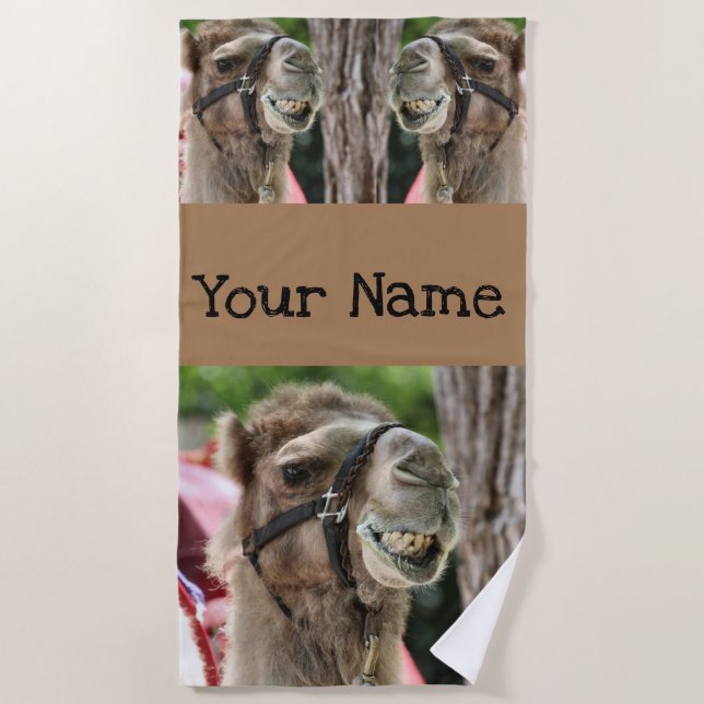 Smile Beach Towel (Front)
