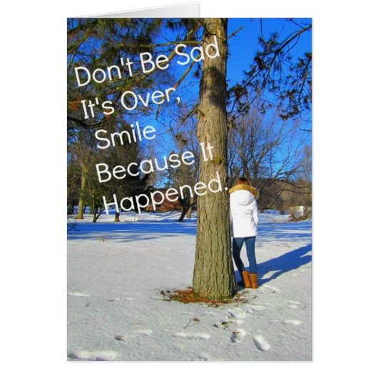 Smile Because It Happened Cards (Front)