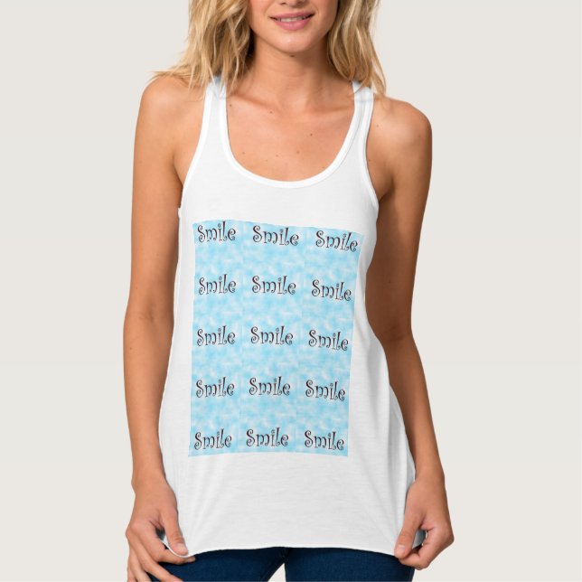 Smile-bella flowy tank top (Front)