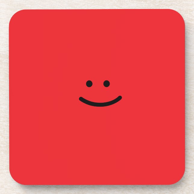 SMILE :) BEVERAGE COASTER (Front)
