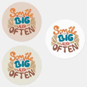 Smile Big Laugh Often: Joyful Kids' Labels