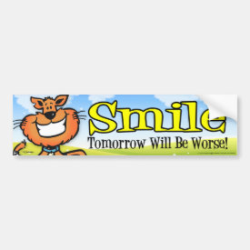 Smile Bumper Sticker