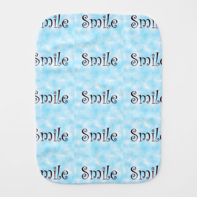 Smile-burp cloth (Front)