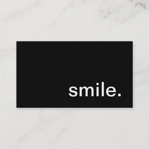 Smile Business Card