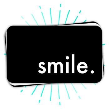 Smile. Business Card by asyrum at Zazzle