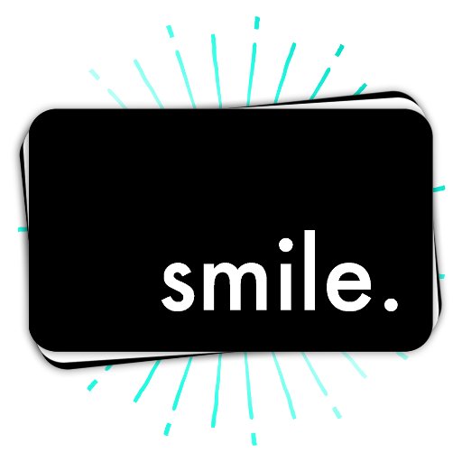Customizable smile. business card templates