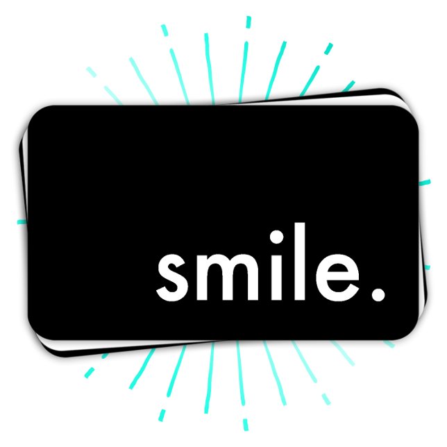 smile. business card