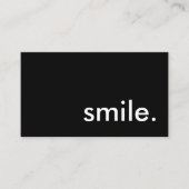 smile. business card (Front)