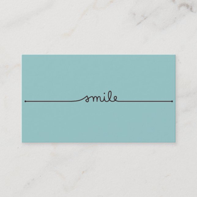 Smile Business Card (Front)