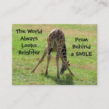 Smile Business Cards by CatsEyeViewGifts at Zazzle
