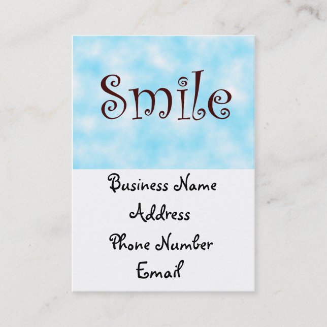 smile-business cards (Front)