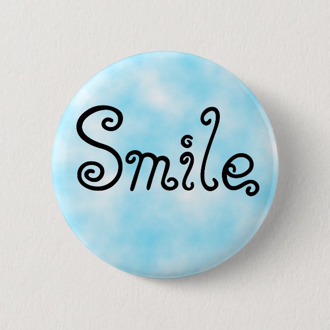 Smile-button Pinback Button (Front)