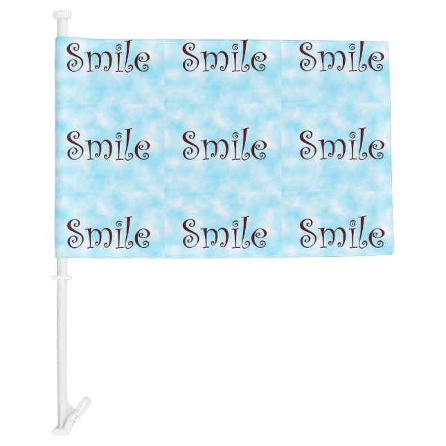 Smile-car tag car flag (Front)