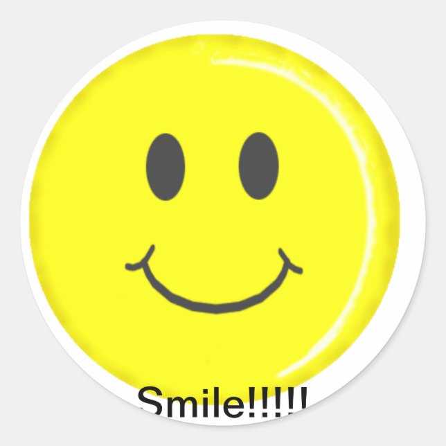 Smile circle Sticker (Front)