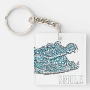 Smile Crocodile Keychain
