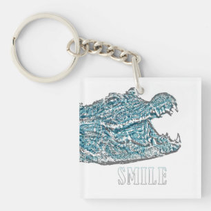 Smile Crocodile Keychain