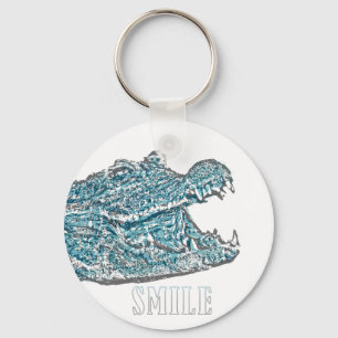 Smile Crocodile Keychain