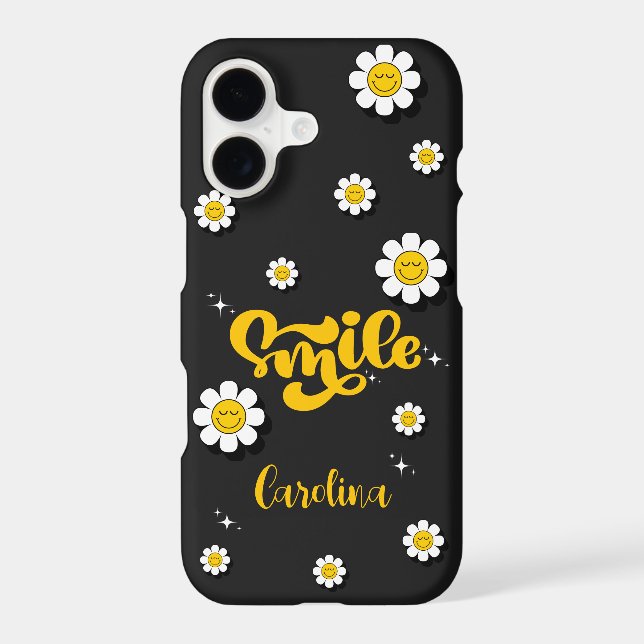 Smile Daisy garden Customizable Case-Mate iPhone Case (Back)