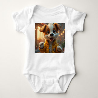 Smile Dog Baby Bodysuit