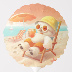 Smile Dog – Beach Mode On Balloon