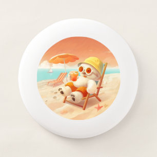 Smile Dog – Beach Mode On Wham-O Frisbee