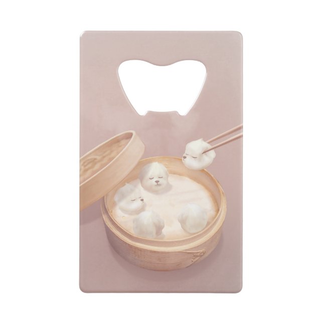 Smile Dog – Xiao Long Bao Delight Credit Card Bottle Opener (Front)
