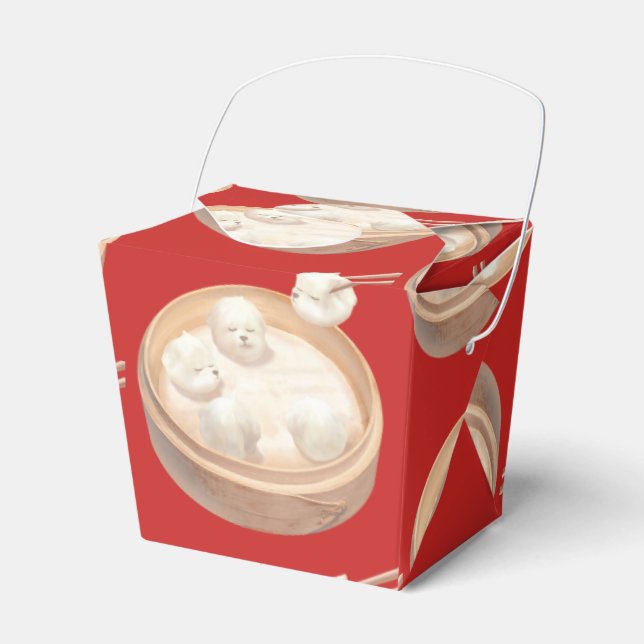 Smile Dog – Xiao Long Bao Delight Favor Boxes (Front Side)