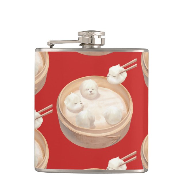 Smile Dog – Xiao Long Bao Delight Flask (Front)