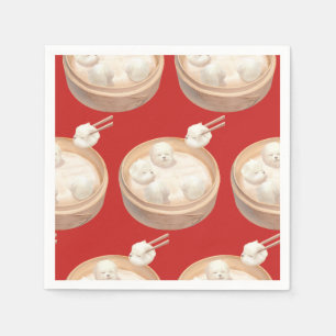 Smile Dog – Xiao Long Bao Delight Napkins