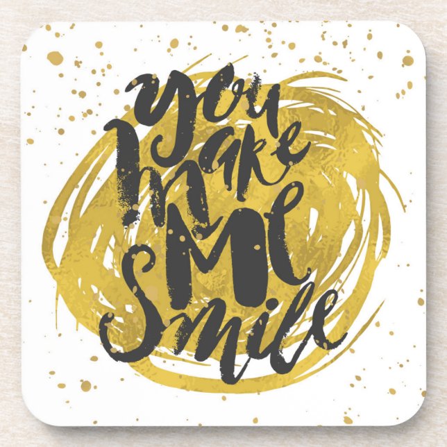 Smile Drink Coaster (Front)