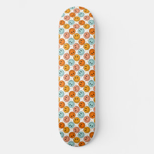 Smile Emoji Pattern Skateboard