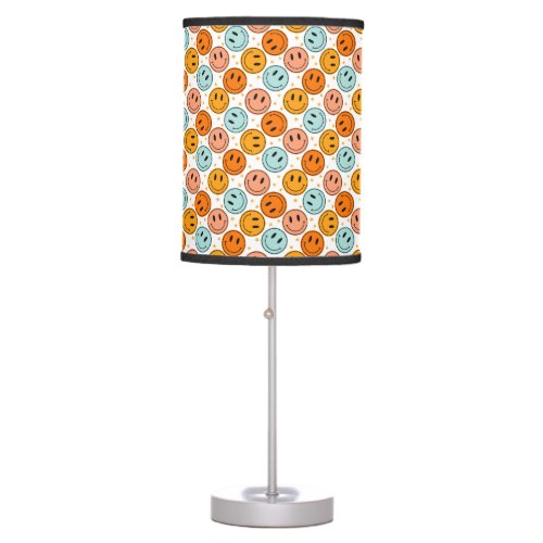 Smile Emoji Pattern Table Lamp