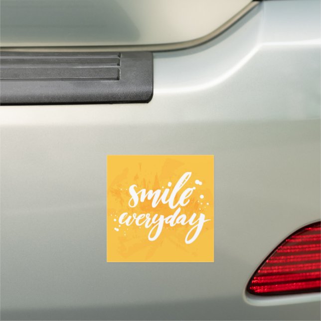 Smile Everyday Car Magnet (In Situ)