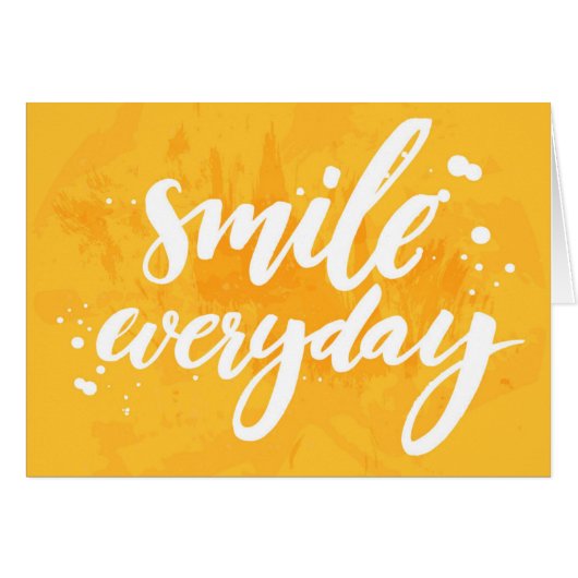 Smile Everyday Cards (Front Horizontal)
