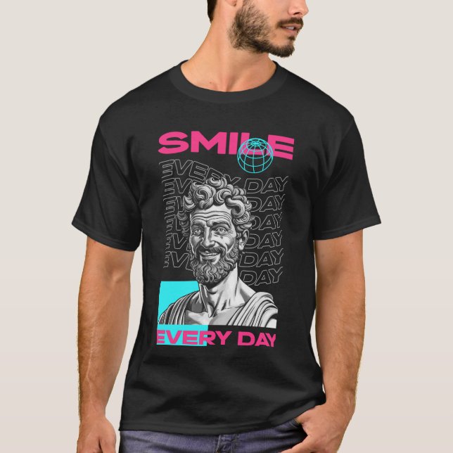 Smile Everyday Graphic T-Shirt (Front)