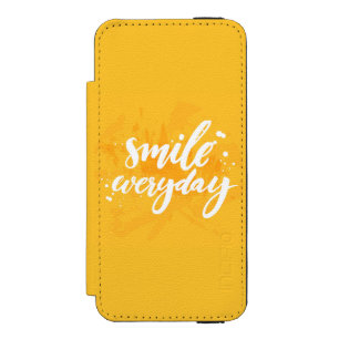 Smile Everyday Wallet Case For iPhone SE/5/5s