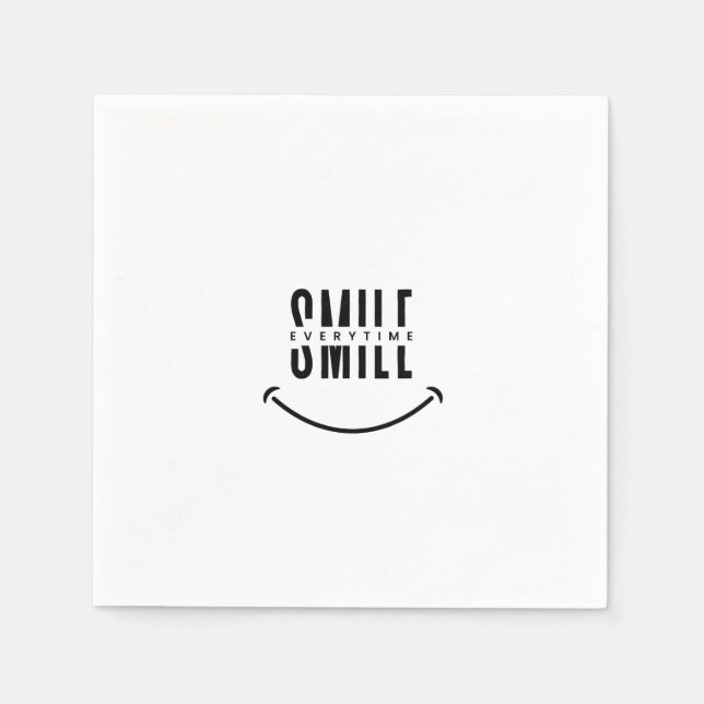 Smile everytime napkins (Front)