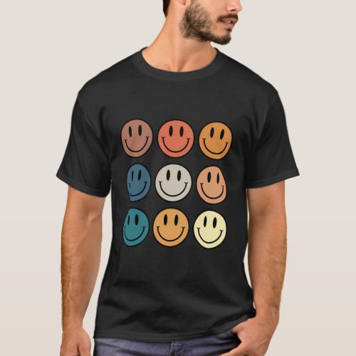 Smile Face 70S Happy Smiling Face T_Shirt