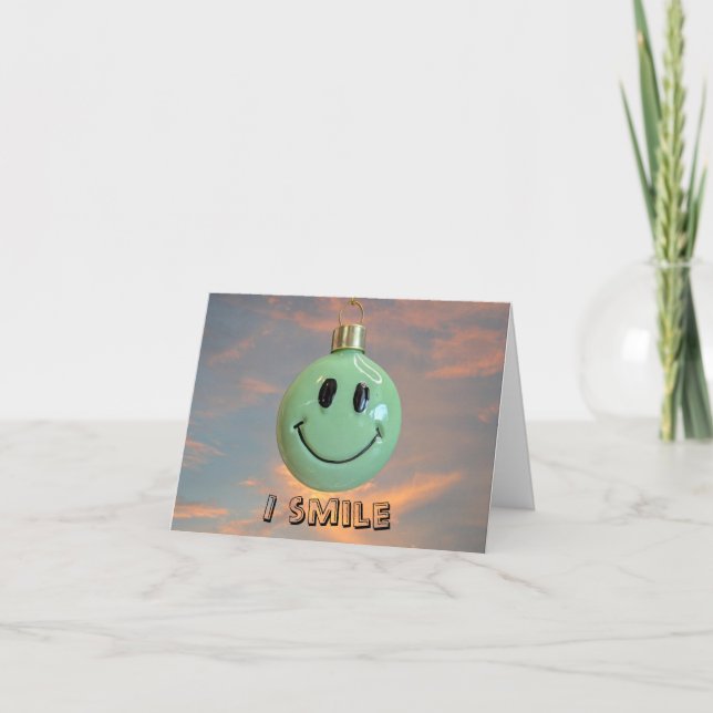 Smile Face Card (Front)