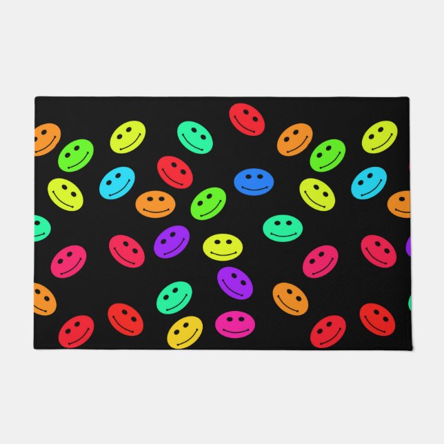 Smile Face Door Mat (Front)