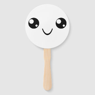 Smile Face Hand Fan
