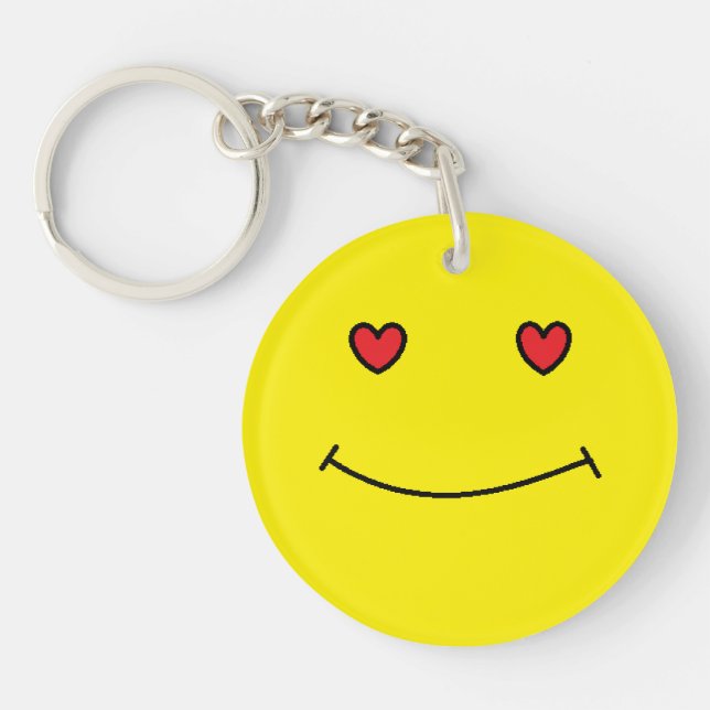 Smile Face Keychain (Front)