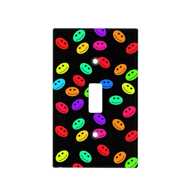 Smile Face Light Switch Cover (Front)