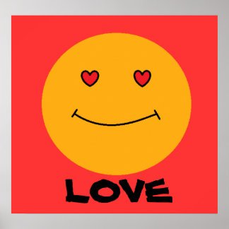 Smile Face Love Poster
